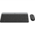 Kit Teclado e Mouse Sem Fio Logitech Multimídia Slim Silent MK470 - Preto