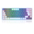 Teclado Mecânico Gamer Redragon Vili Low Profile K675, Switch Brown - Azul