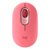 Mouse Sem Fio Logitech POP 4000 DPI, Botão Emoji Customizável, SilentTouch - Rosa/Heartbreaker