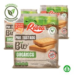Riera - Pan Tostado Orgánico x 200 grs - comprar online