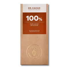 Dr Cacao Chocolate - 100%, sin azúcar
