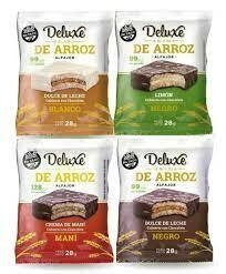 DELUXE & Bla bla - Alfajores de arroz cubiertos de chocolate con relleno - Sin TACC