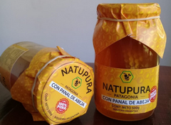 NATUPURA - Miel liquida 100% natural con panal de abeja x 500g