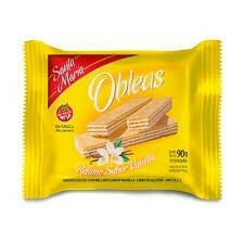 SANTA MARIA - Obleas rellenas sin gluten (Sin TACC) x 90g - tienda online