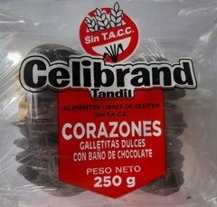CELIBRAND - Corazones de chocolate x 250g