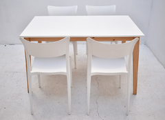 Combo Comedor 4 Silla Verona + Mesa Tulip 1.40 x 0,80 mt - comprar online