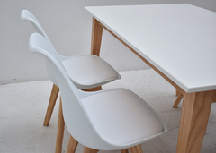 Combo Comedor 4 Silla Tulip + Mesa Tulip 1.40 x 0,80 mt - tienda online