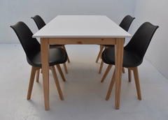 Combo Comedor 4 Silla Tulip + Mesa Tulip 1.40 x 0,80 mt - comprar online