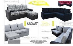 Esquinero Monet + Puff - tienda online