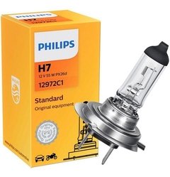Lampara h7 philips standart color 12v 55w px26