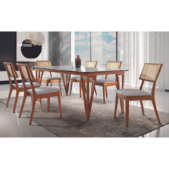 Sala De Jantar ML10 8 Cadeiras 2,00m - comprar online