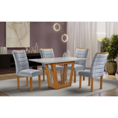 Cadeira De Jantar C80 Cinza - comprar online