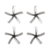 Hélices de 5 palas HQ75 (eje de 1,5 mm) (Set x4)
