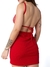 Vestido Canelado Ariana Vermelho - Heaven Store