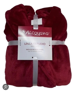 Bata De Microflanel Alcoyana Softtouch Aterciopelado En Caja 820SO800 02