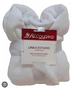 Bata De Microflanel Alcoyana Softtouch Aterciopelado En Caja 820SO800 02 - comprar online