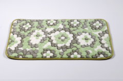 ALFOMBRA PARA BAÑO DE FLORES 818SE389 04 - comprar online