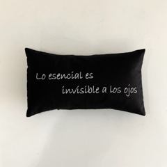 FUNDA DE ALMOHADONES RECTANGULARES NEGROS CON FRASES Y DISEÑOS 817KI395 05 en internet