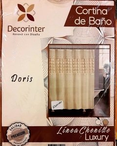 CORTINA PARA BAÑO DE CHENILLE 836AM607 - comprar online