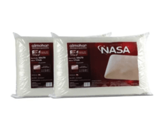 COMBO 2 Almohadas Inteligente Viscoelastica Funda Lavable Con Cierre Nasa 842FF001 01