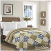 CUBRECAMA QUILT MATELASEADO ESTAMPADO BIFAZ FRANCA VALERI KING 815CH182 0301