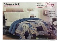 CUBRECAMA QUILT MATELASEADO ESTAMPADO BIFAZ FRANCA VALERI KING 815CH182 0301 - tienda online