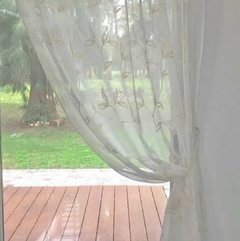 CORTINA DE ORGANZA BORDADA DOS PAÑOS 1.45M X 2.20M C/U 819SO222 01 en internet