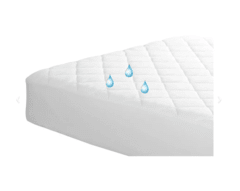 CUBRE COLCHÓN PROTECTOR MATELASEADO CON ELÁSTICOS TWIN 1X1.90M 832TU001 02