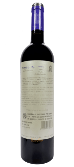 Templum Gran Malbec 2009 en internet