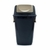 Lixeira Ecoblack com Tampa Basculante 28 litros Produto Sustentável - Plasútil - I9 Casa - Loja de Utilidades e Presentes