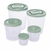 Conjunto de Potes Porta Mantimentos Transparente Rosca Com 5 tamanhos Plasútil - comprar online