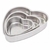 Kit 3 Assadeiras Forma Para Bolo Formato de Coração Torta Doces em Alumínio 3 Tamanhos - buy online