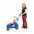 Carrinho de Passeio Infantil Kids Car Com Empurrador e Porta Objetos Xplast Homeplay