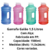 Kit 3 Mini Galão De Água 1,5 Litros Com Alça Squeeze Garrafa Academia Livre de BPA - comprar online