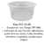 Pote Plástico Transparente PTT-175 PS Copobras 175ml Descartável Para Sobremesas (Pacote com 50 und) - loja online