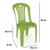 Cadeira de Plástico Lara Ibap Sem Braço Bistrô Para Jardim, Eventos e Buffet Capacidade Até 120KG - comprar online