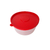 Pote Redondo Plástico Com Tampa 800ml Colorido Transparente on internet