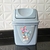 Lixeira Cesto de Lixo Basculante Multiuso 4,9lt Decorado P/ Banheiro Cozinha Plasutil