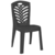 Cadeira de Plástico Dany Sem Braço Bistrô Plástica Para Jardim, Eventos e Buffet Confortável Capacidade Até 120KG - tienda online