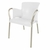Cadeira Plástica Poltrona Com Pés de Alumínio Talisia - comprar online
