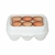 Porta Ovos de Plástico com Tampa Fixa Decorado 6 Unidades de Ovo - Plasutil - tienda online