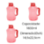 Kit 3 Mini Galão De Água 1,6 Litros Com Alça Squeeze Garrafa Academia Livre de BPA PET 1600ml - online store