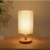 Luminária de Mesa LED de Madeira Nórdica Decorativa Para Ambiente Abajur Utilidade USB Útil Eletro