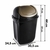 Lixeira Cesto de Lixo Basculante Multi Uso 15lt P/ Banheiro Cozinha Varanda Proteção Anti-UV