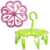 Mini Varal de Roupas Intimas Oval Flor Organizador com 8 Prendedores Resistentes Calcinha Meias Multiuso - comprar online