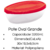 Pote Oval Plástico Com Tampa 3,2l Grande Transparente Livre de BPA - tienda online