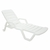 Cadeira Espreguiçadeira Plástica Dobravel Branca Para Piscina e Praia on internet
