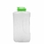 Imagem do Garrafa de Água Acrílica Cristal 2 Litros Transparente Reforçada Resistente a Quedas Livre de BPA - Máxima