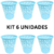 Kit 6 Cesto de Lixo Infantil Telado Plástico 7l Lixeira Baby Para Crianças 7 Litros Telada on internet