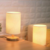 Luminária de Mesa LED de Madeira Nórdica Decorativa Para Ambiente Abajur Utilidade USB Útil Eletro on internet